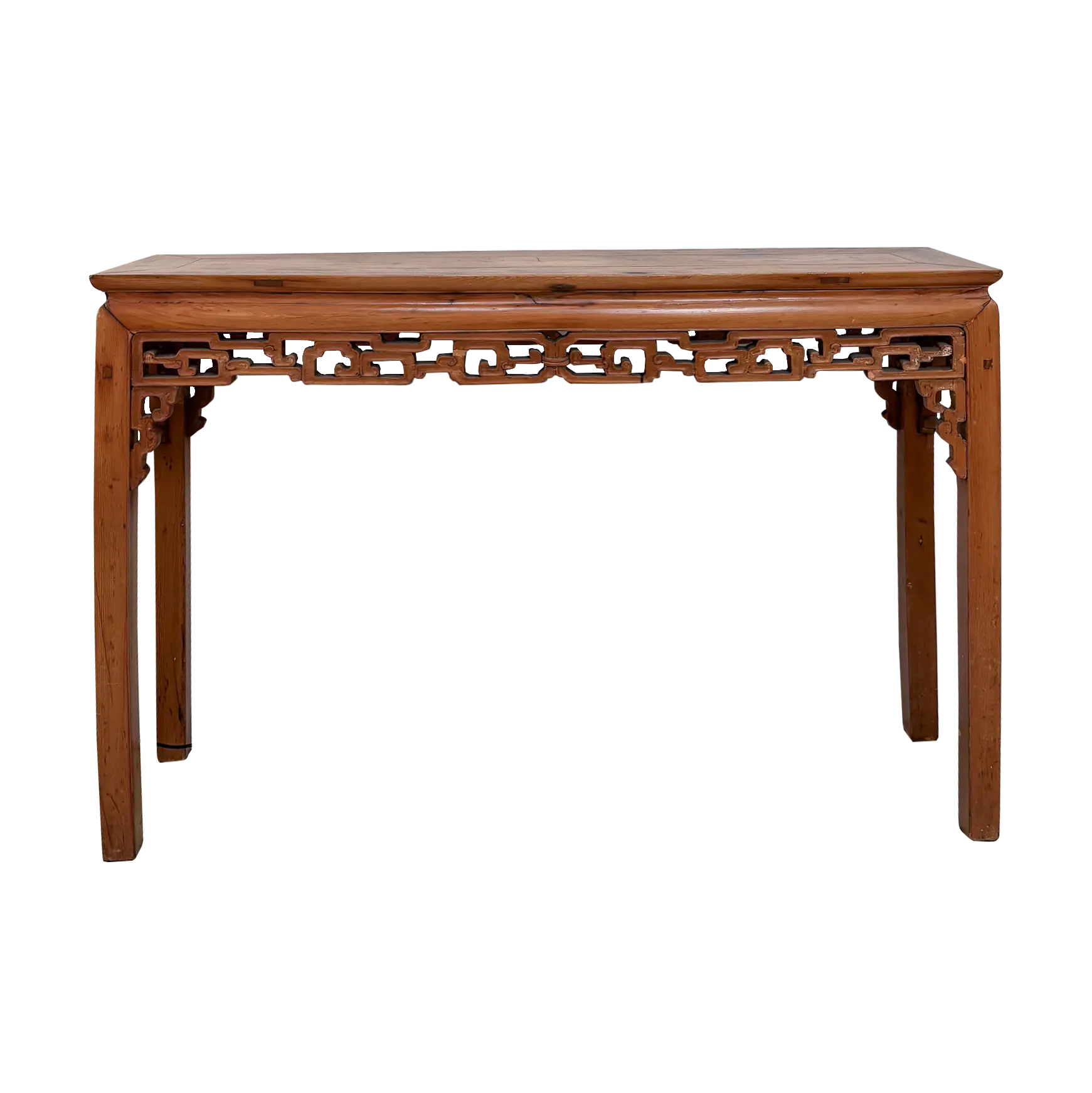 Rare 19thC Chinese Fruitwood Console