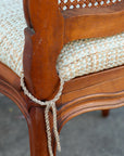 French 19th Century Dining Chair - Textured Linen
