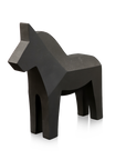 Horse Square Edges Sculpture - Graphite
