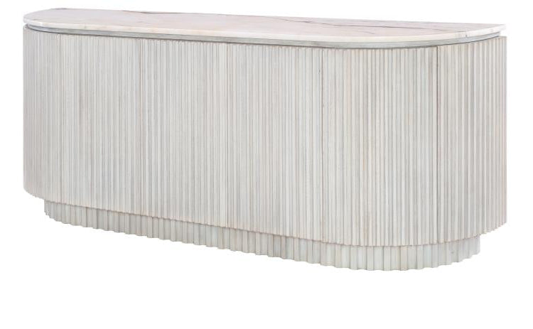 Maxime Console with wood top