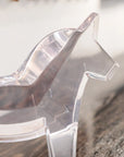 Horse Square Edges Sculpture - Transparent