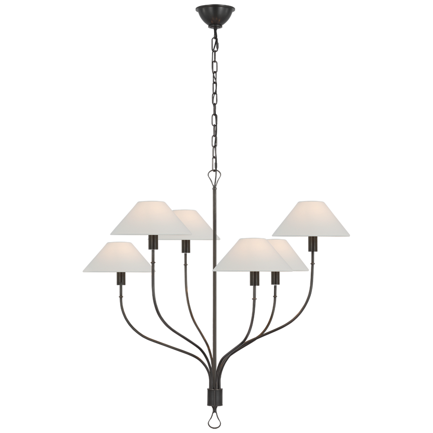 Griffin Large Staggered Tail Chandelier
