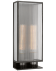 York Double Box Outdoor Sconce