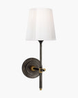 Bryant Sconce with White Glass