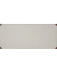 Canvas Open Bookcase in Ivory lacquered canvas