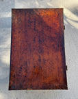 Vintage Lacquered Leather Trunk