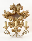 17thC Style Sconce Hand Carved in Italy