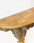 3 Plumes Wall Bracket in Gold Distressed Silver