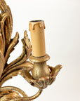 17thC Roccoco Wall Sconce Hand Carved in Italy