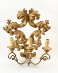 17thC Style Sconce Hand Carved in Italy