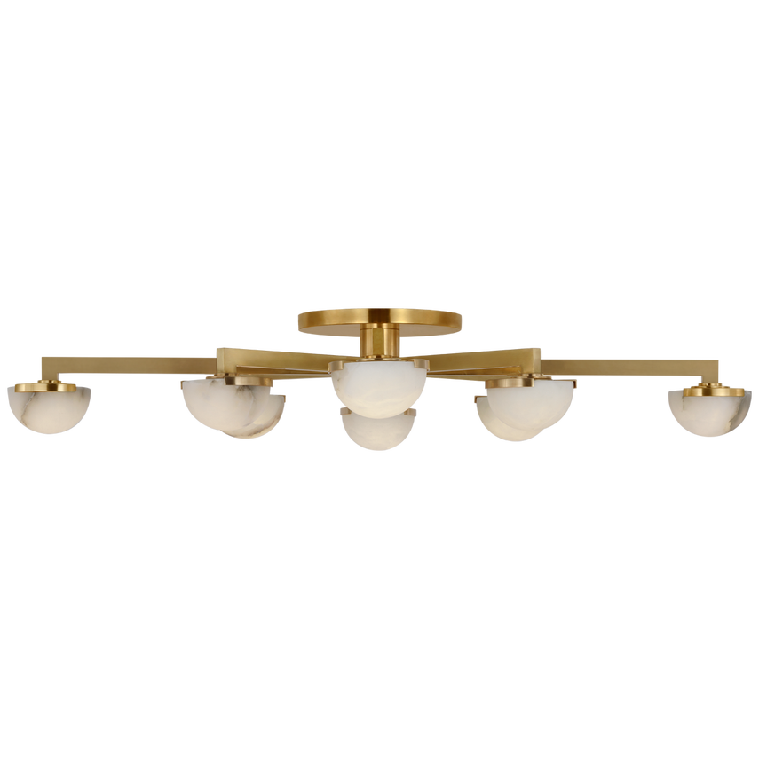 Pedra Large Staggered Arm Flush Mount