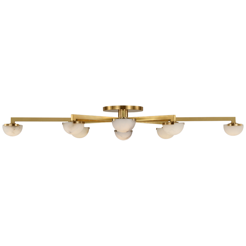 Pedra Extra Large Staggered Arm Flush Mount