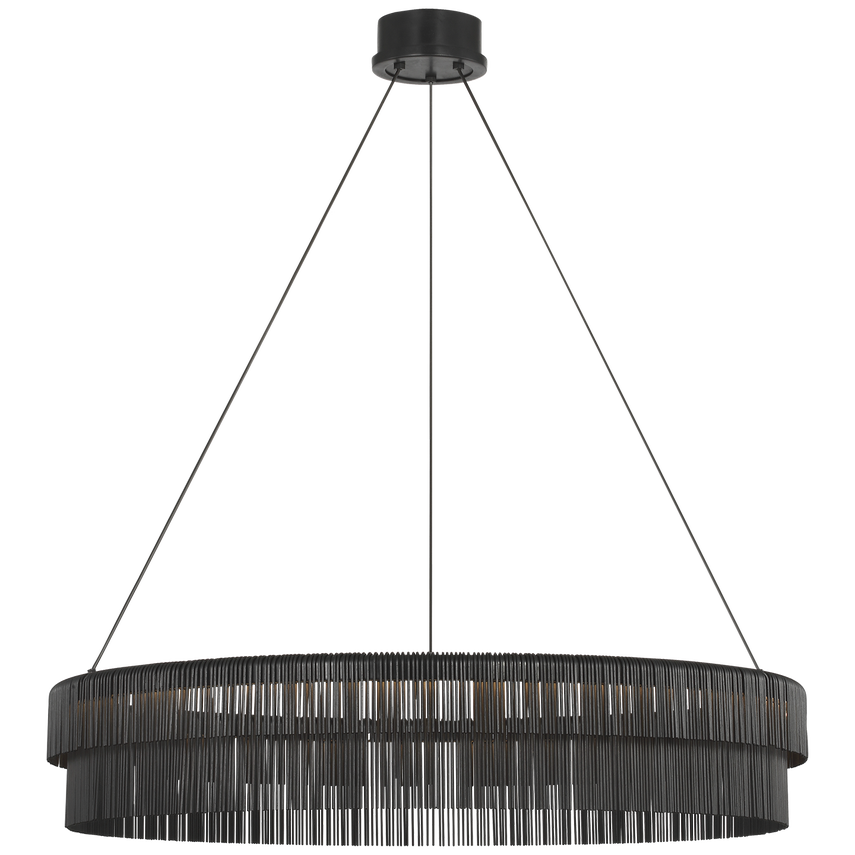 Differo 34" Layered Ring Chandelier