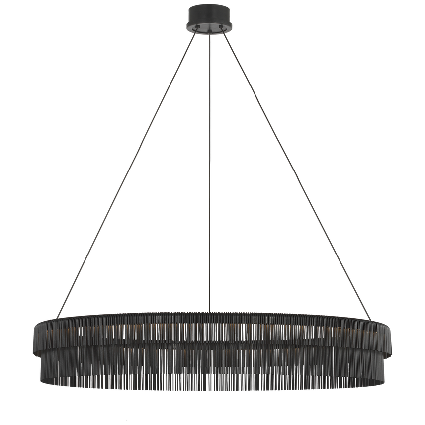 Differo 40" Layered Ring Chandelier