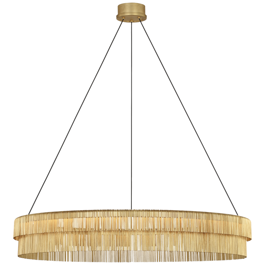 Differo 40" Layered Ring Chandelier