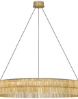 Differo 40" Layered Ring Chandelier