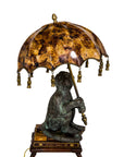 Parasol Monkey Table Lamp