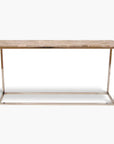 Mosaic Petrified Wood Console
