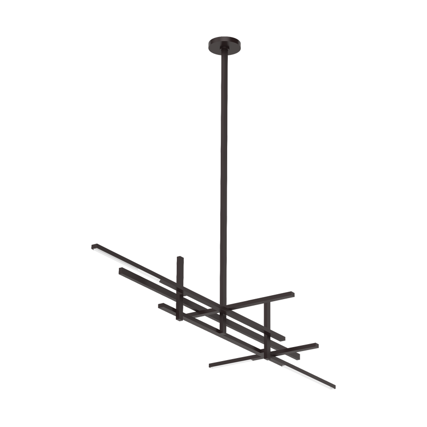 Cityscape Stacked X Large Linear Chandelier