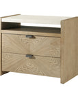 Catalina two Drawer Nightstand