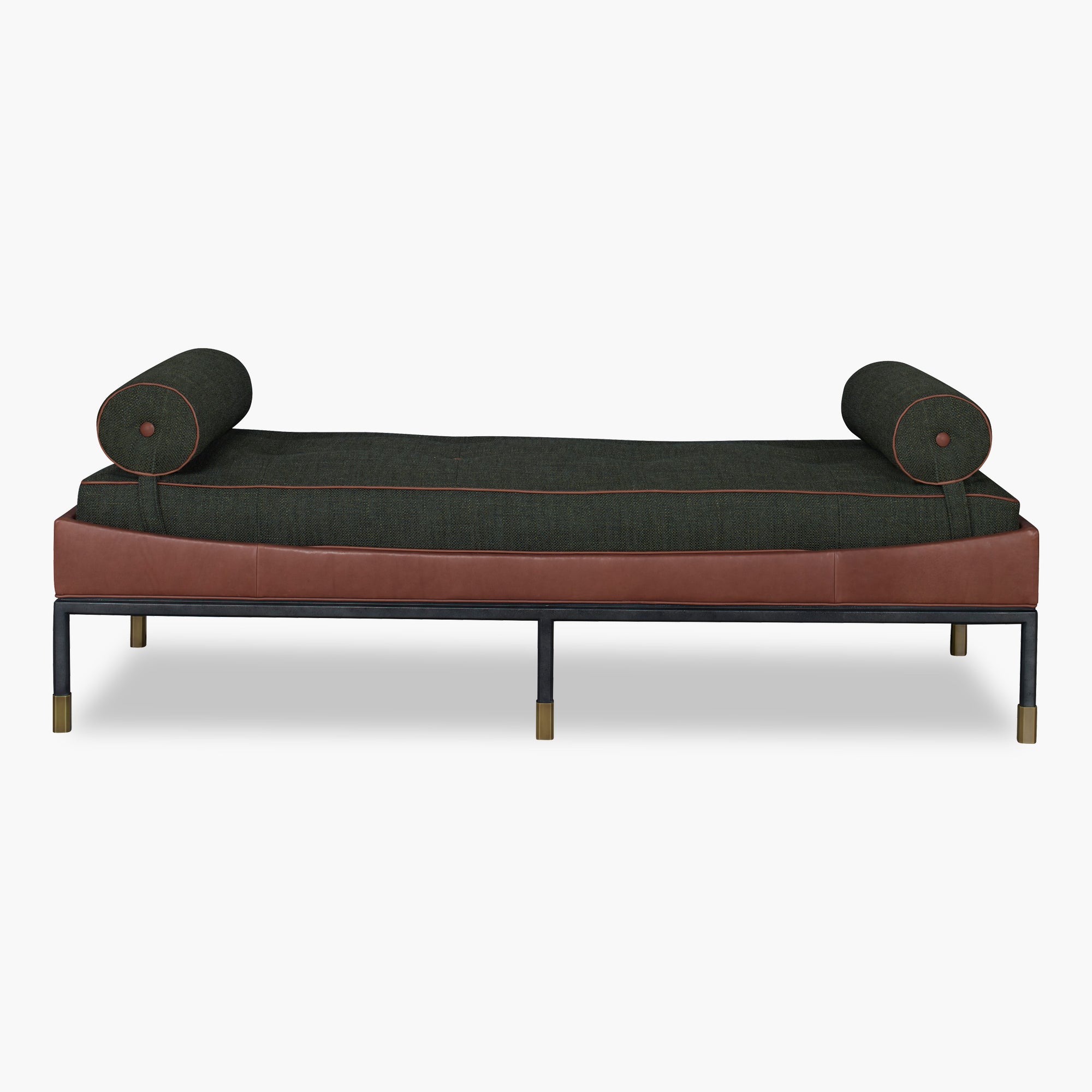 Jennings Metal Daybed (with Round Bolsters)