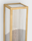 York Single 16" Box Outdoor Sconce