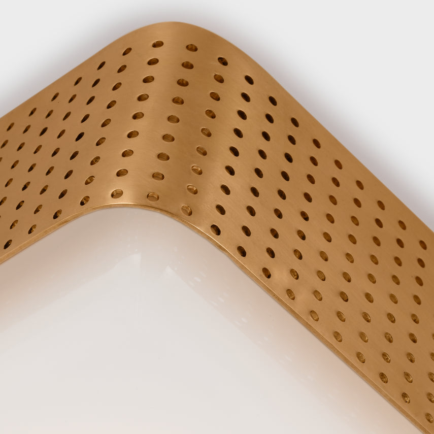 Precision Large Square Flush Mount