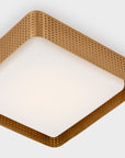 Precision Large Square Flush Mount
