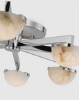 Pedra Large Staggered Arm Flush Mount