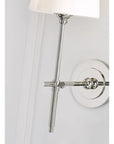 Bryant Sconce with White Glass