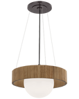 Arena 18" Ring and Globe Chandelier