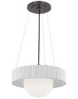 Arena 18" Ring and Globe Chandelier