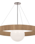 Arena 53" Ring and Globe Chandelier