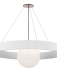 Arena 53" Ring and Globe Chandelier