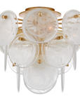 Loire Medium Tiered Flush Mount