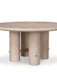 Cadence Round Dining Table in Sand Cerused