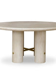 Cadence Round Dining Table in Sand Cerused