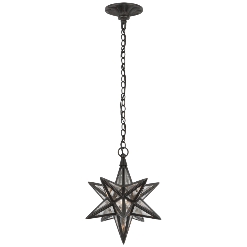 Moravian Small Star Lantern with Antique Mirror