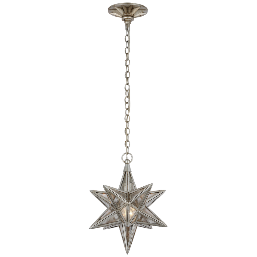 Moravian Small Star Lantern with Antique Mirror