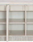 Maxime Console with wood top