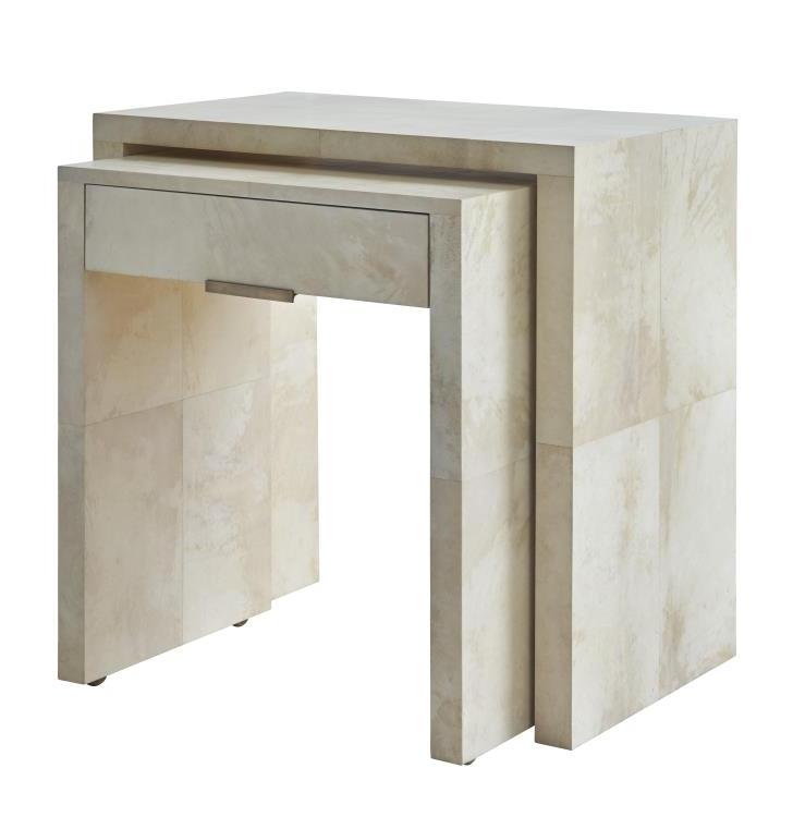 Lior Vellum Nightstand