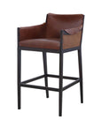 Gunnison Stool in Leather