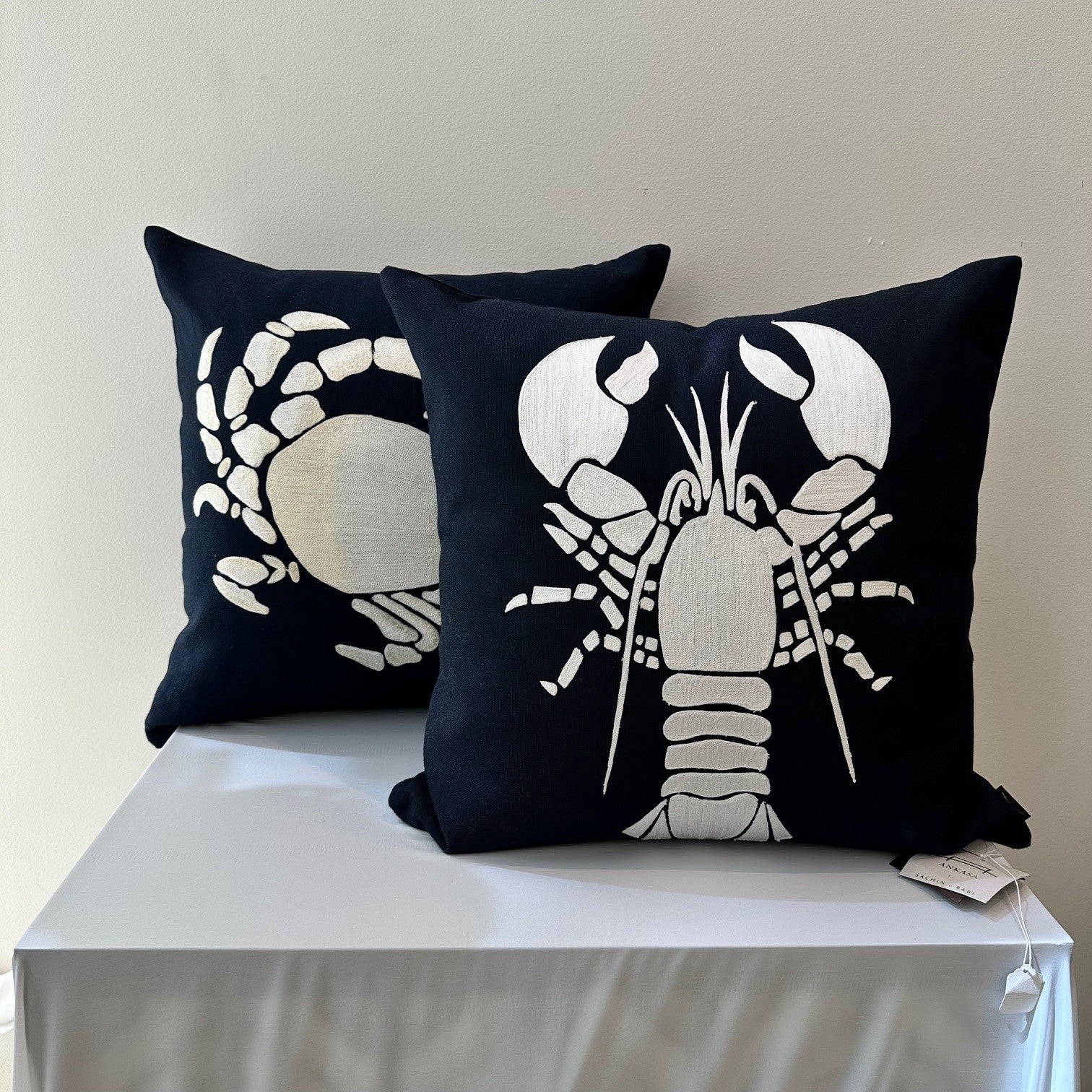 Ankasa Luxury Blue and White Cushions