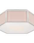 Bradford Small Hexagonal Flush Mount