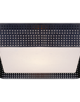 Precision Large Square Flush Mount
