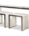 Samantha Glassy Quartz Console