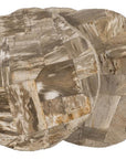 Val Verde Petrified Wood Stacked Cocktail Table