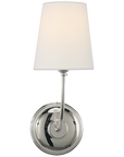 Vendome Sconce with Linen Shade
