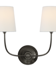 Vendome Sconce with Linen Shade