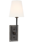 Hulton Sconce with Crystal Backplate